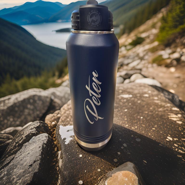 Custom Name 32oz Polar Water Bottle