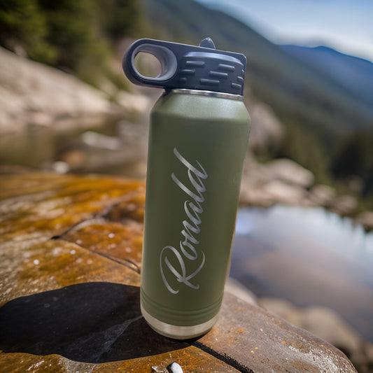 Custom Name 32oz Polar Water Bottle